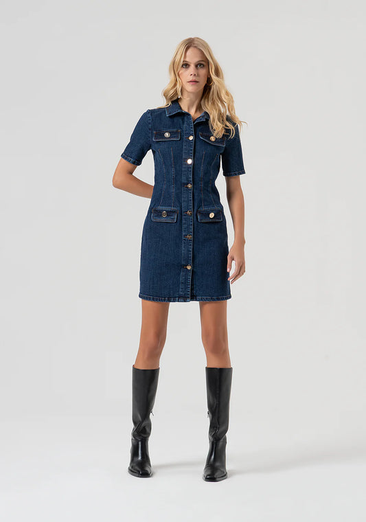 VESTIDO VAQUERO CHANEL - FRACOMINA