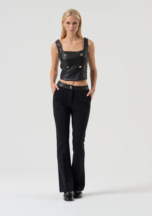 PANTALÓN BOOTCUT SUAVE - FRACOMINA