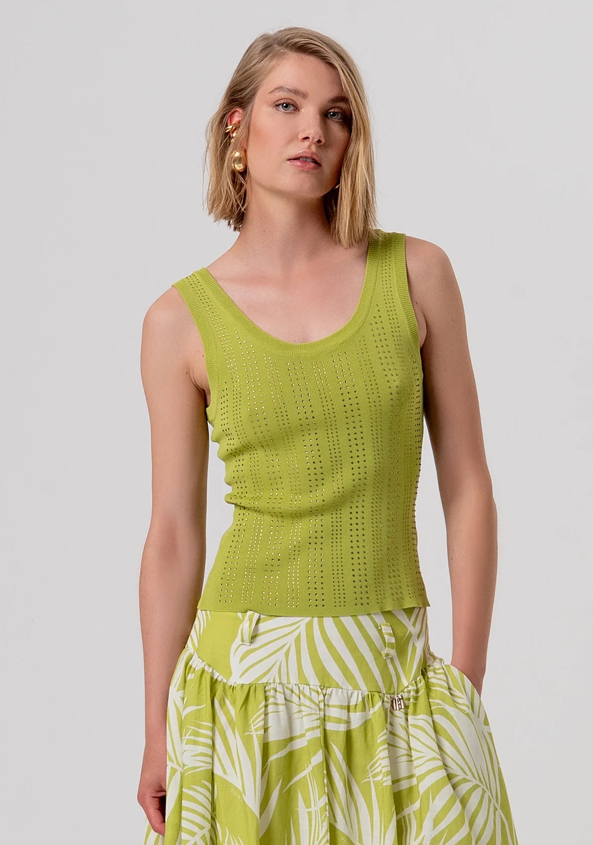 TOP EMBELLISHED - FRACOMINA