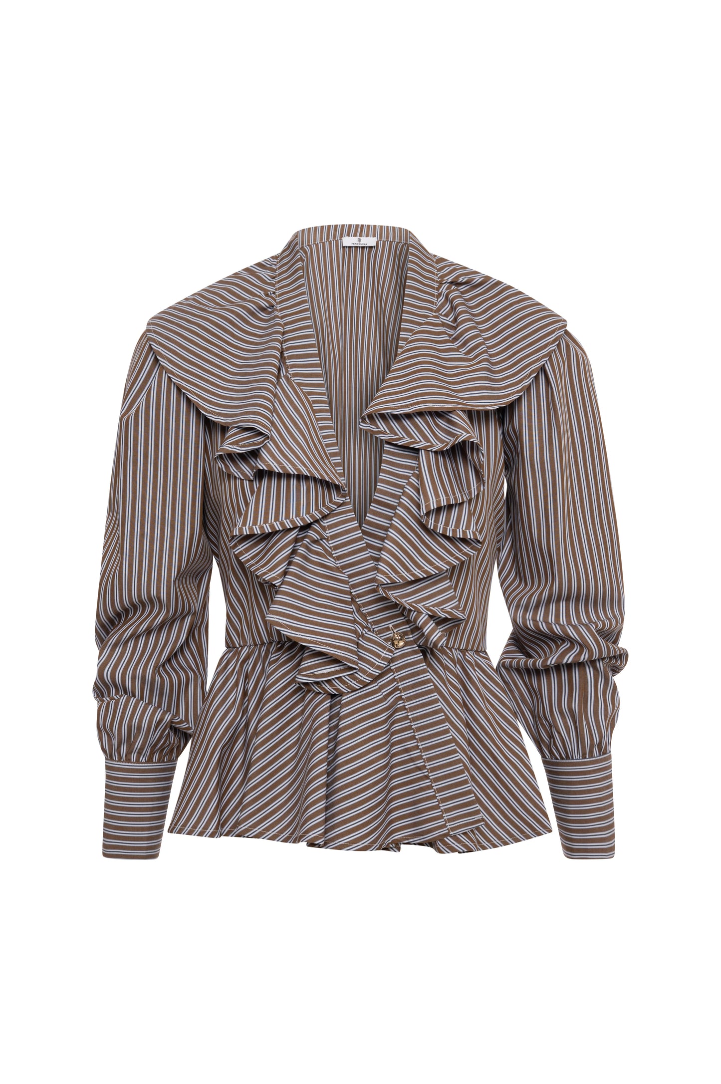 BLUSA VOLANTE CRUZADA - FRACOMINA