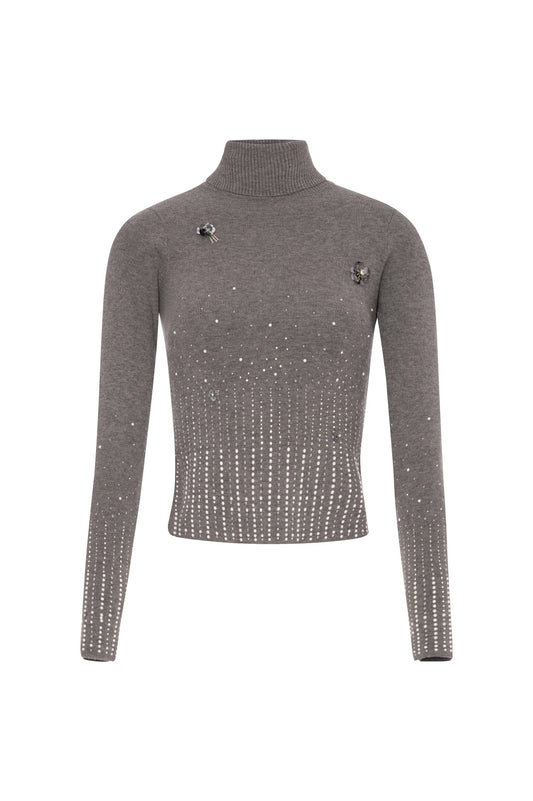 JERSEY PERLAS CUELLO ALTO - FRACOMINA