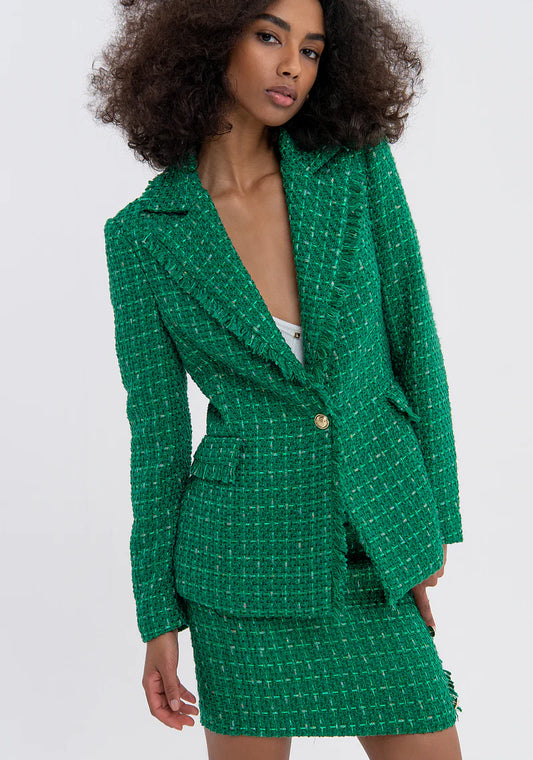 Blazer regular fit verde - Fracomina