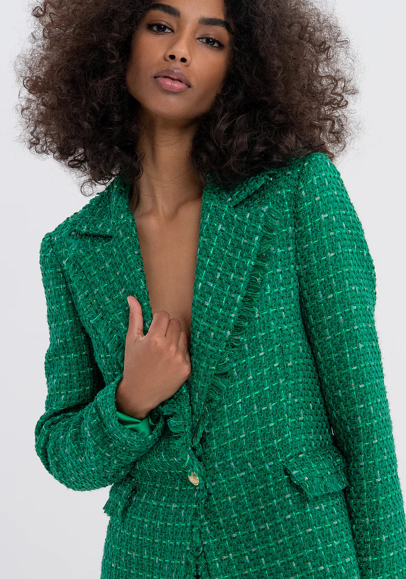 Blazer regular fit verde - Fracomina