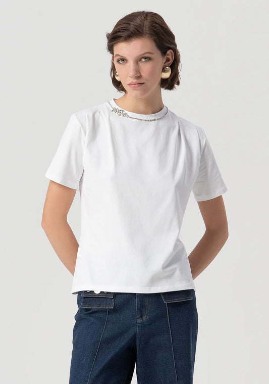 CAMISETA PLIEGUE REGULAR - FRACOMINA