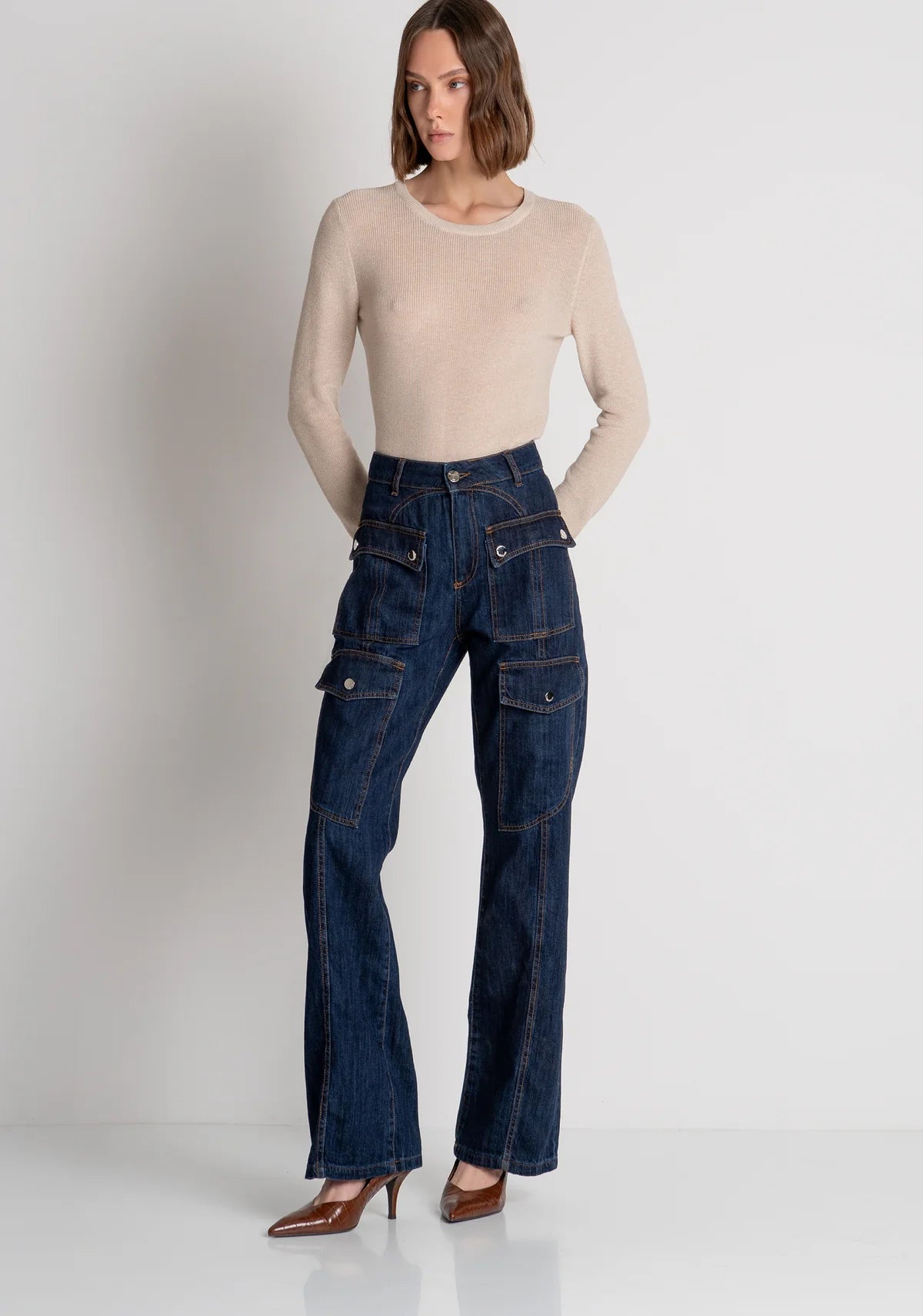 PANTALÓN BOOTCUT - FRACOMINA