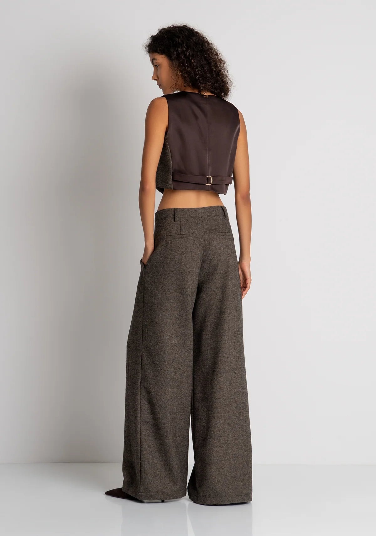 PANTALÓN PALAZZO TWEED - FRACOMINA