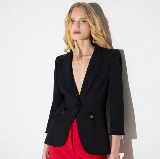 CHAQUETA CREPÉ LIGERO - ELISABETTA FRANCHI