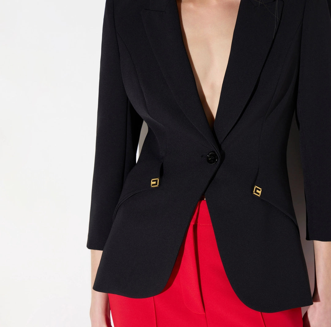 CHAQUETA CREPÉ LIGERO - ELISABETTA FRANCHI
