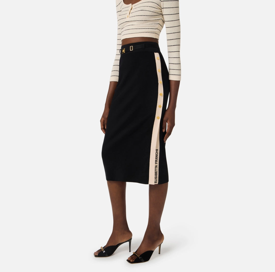 FALDA BOTONES LATERAL - ELISABETTA FRANCHI