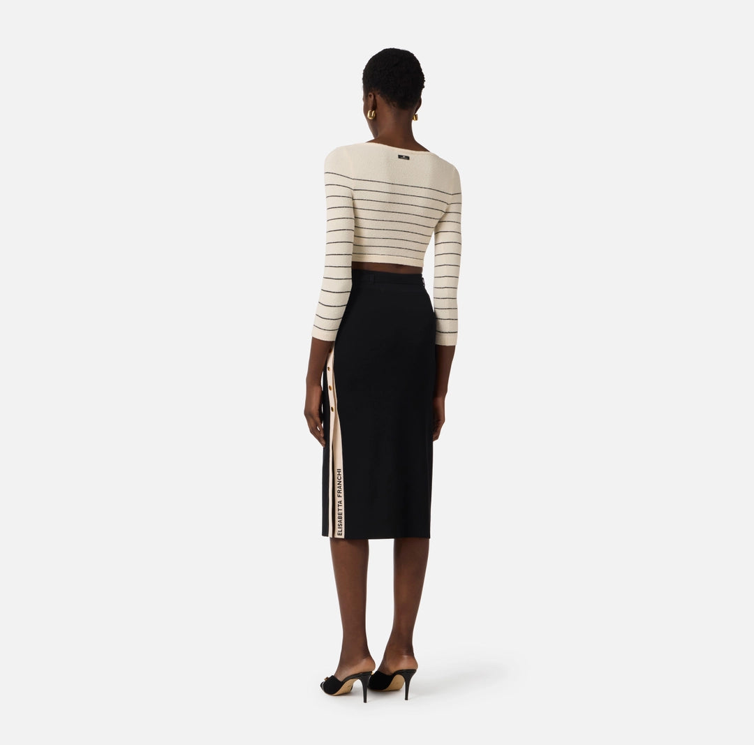 FALDA BOTONES LATERAL - ELISABETTA FRANCHI