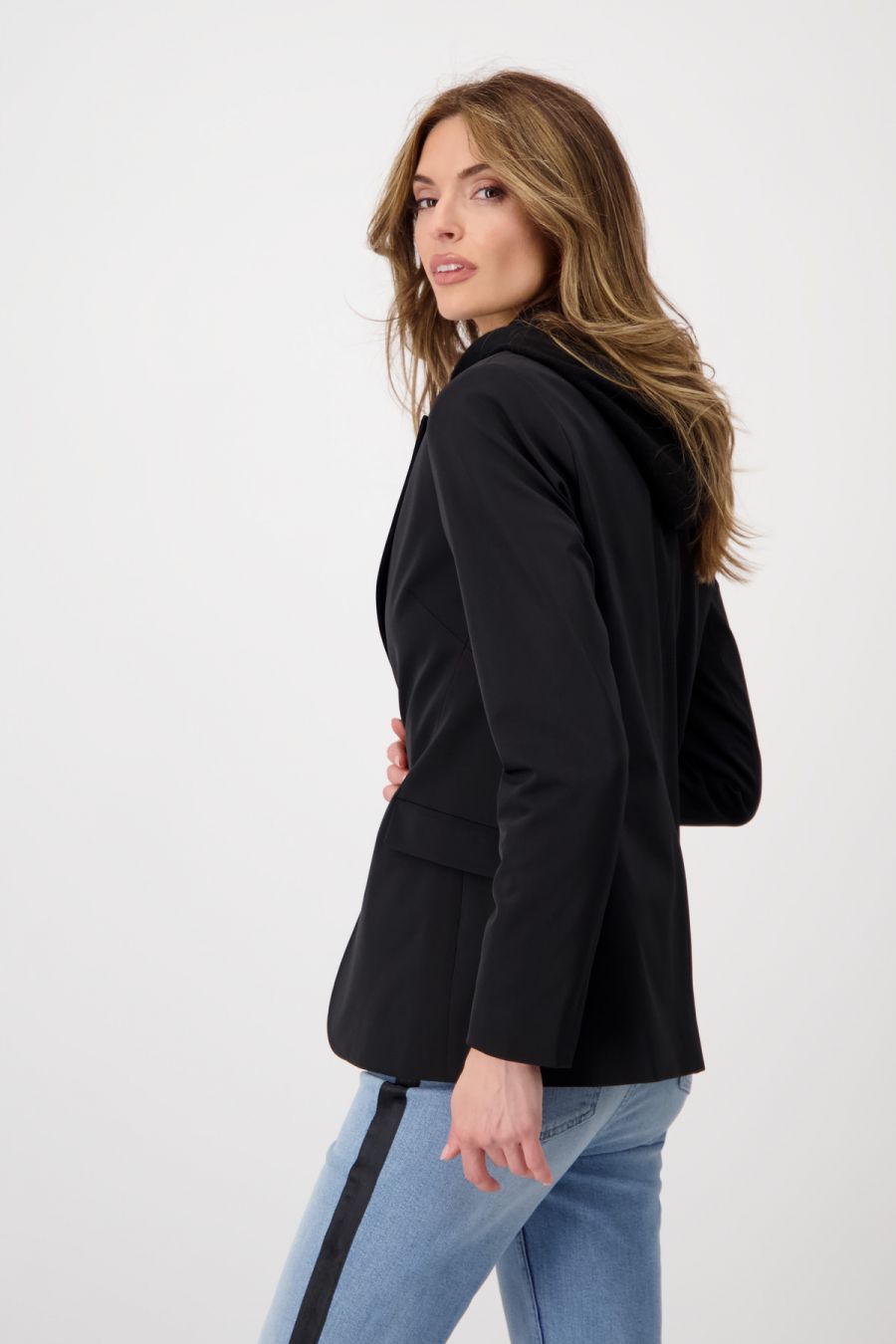 Blazer con cremallera negra - Monari