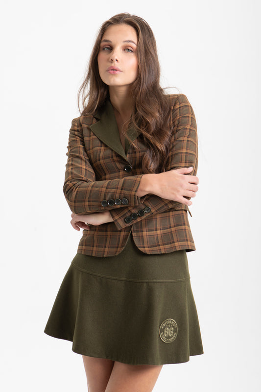 CHAQUETA CUADROS VERDE - HIGHLY PREPPY