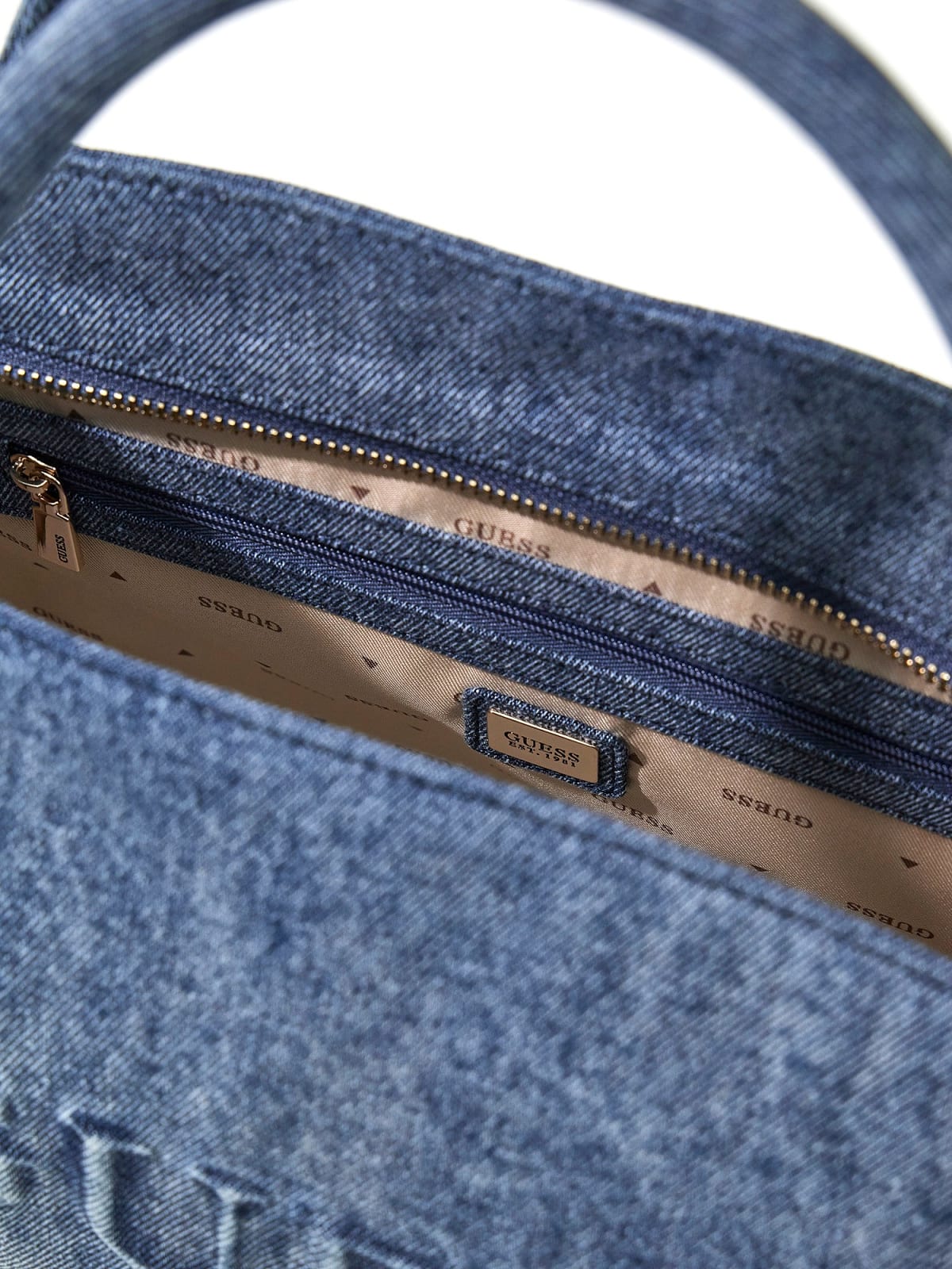 BOLSO JODI DENIM - GUESS