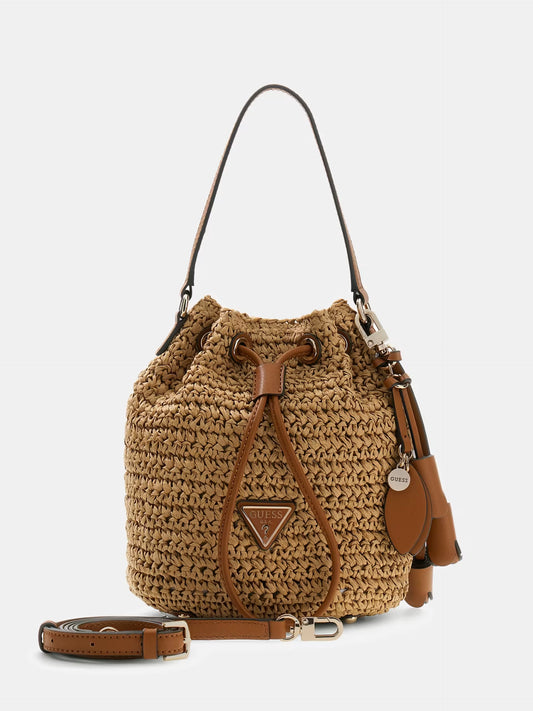 BOLSO CUBO RAFIA - GUESS