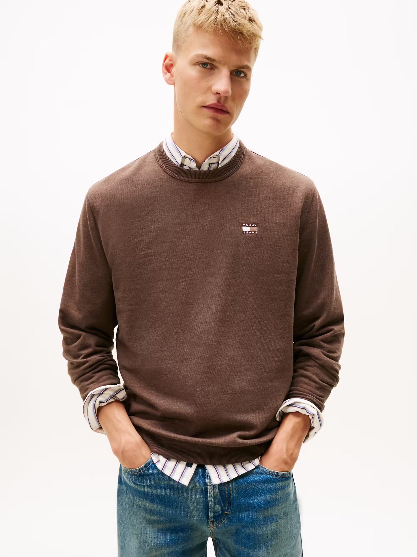 SUDADERA BADGE CREW - TOMMY JEANS