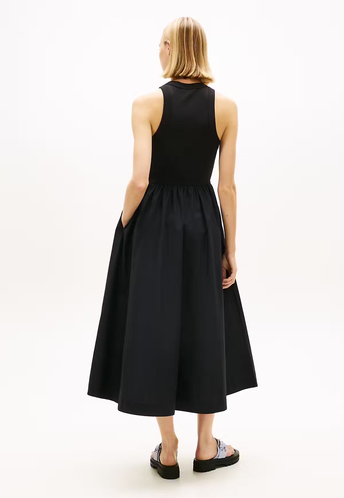 VESTIDO RIB POPLÍN - TOMMY JEANS