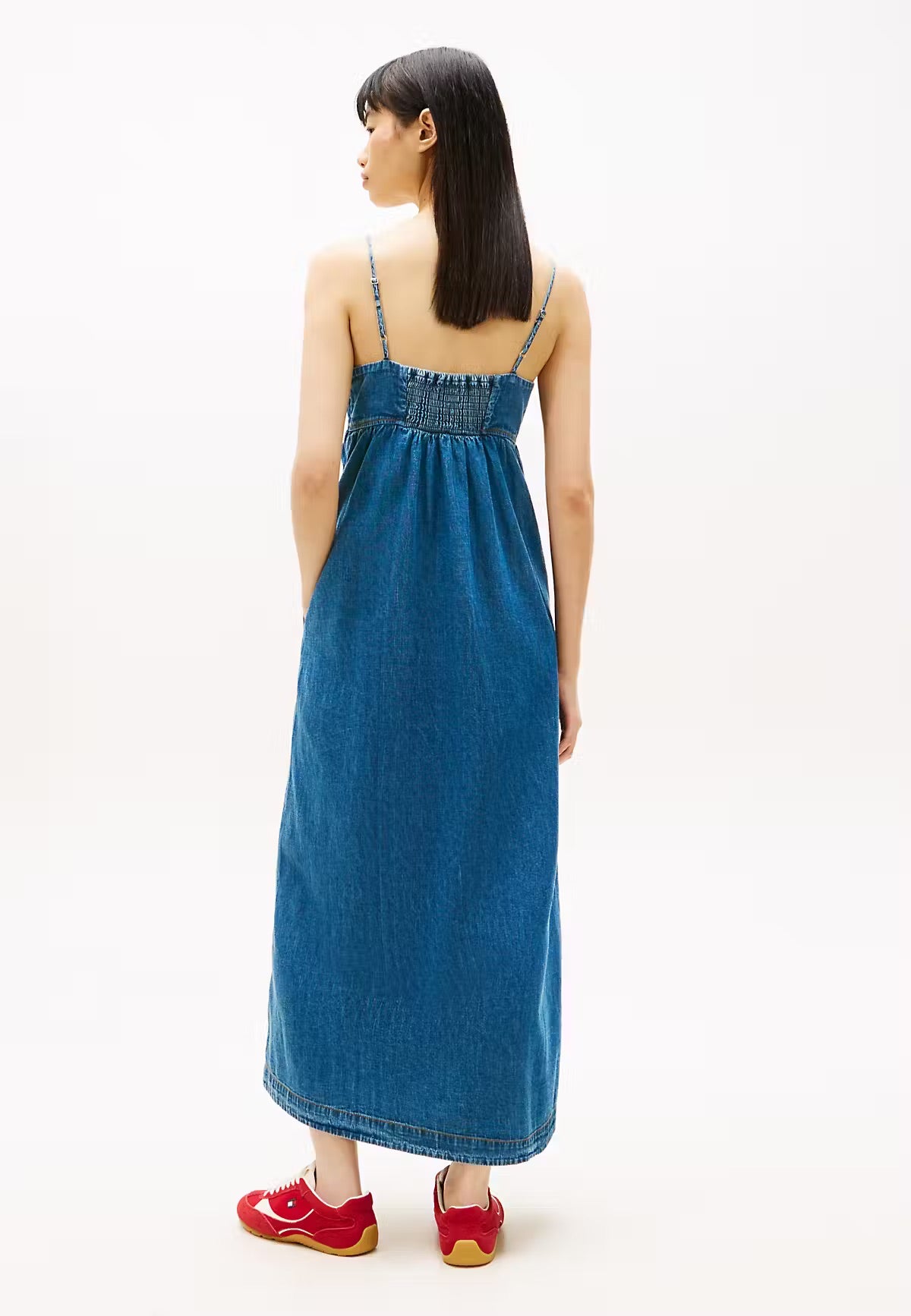 VESTIDO CHAMBRAY MAXI - TOMMY JEANS