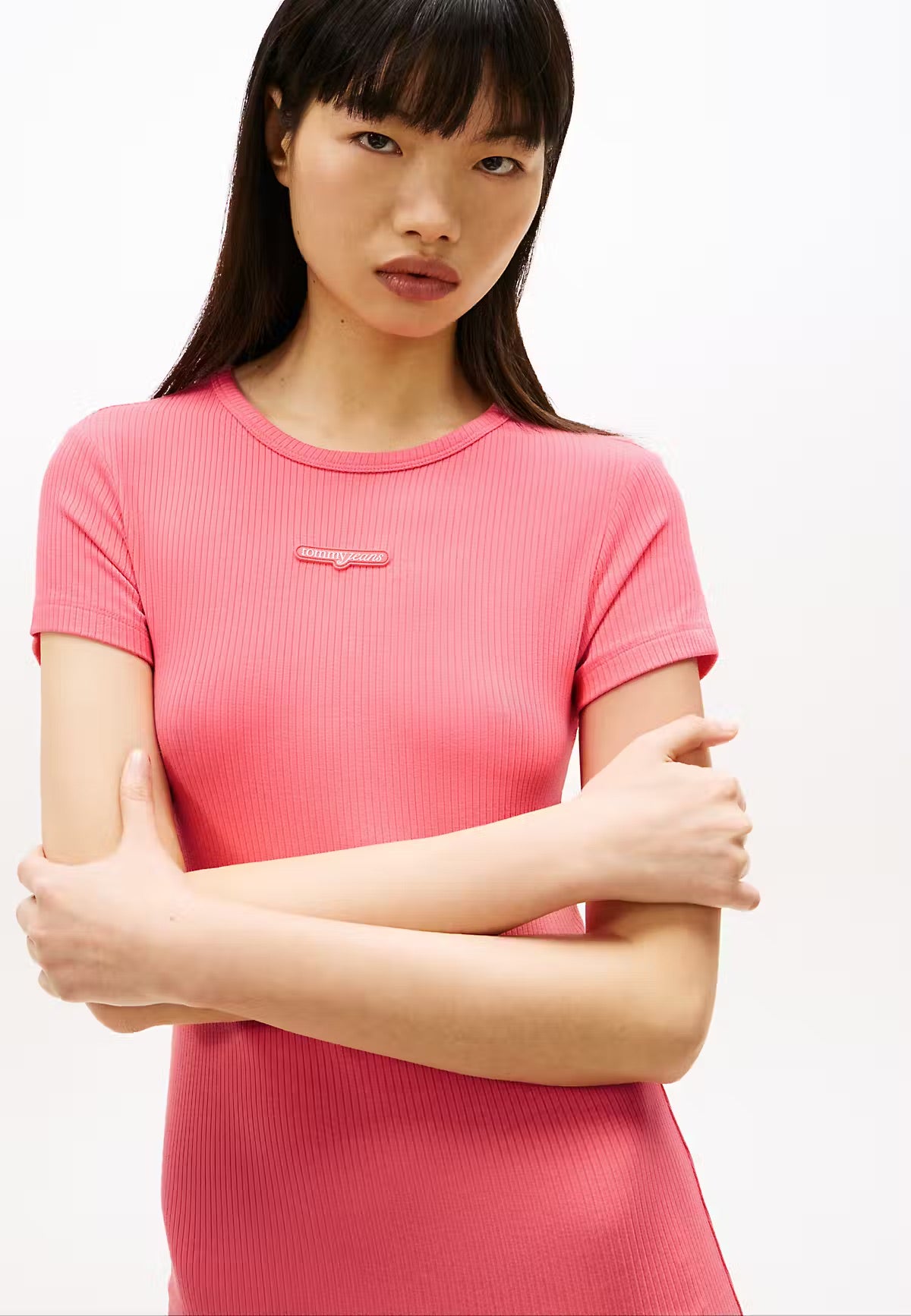 VESTIDO LABEL MIDI - TOMMY JEANS