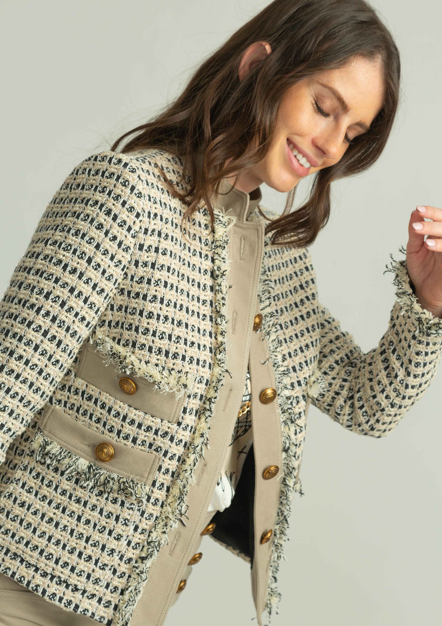 CHAQUETA CORTA TWEED FANTASÍA - ALBA CONDE