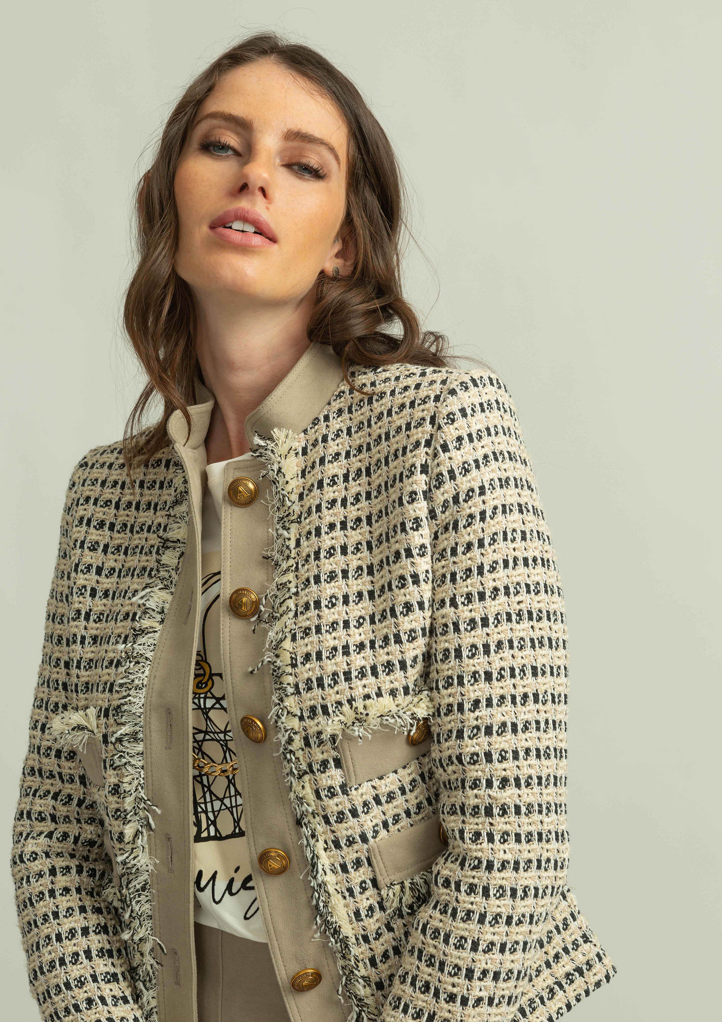 CHAQUETA CORTA TWEED FANTASÍA - ALBA CONDE