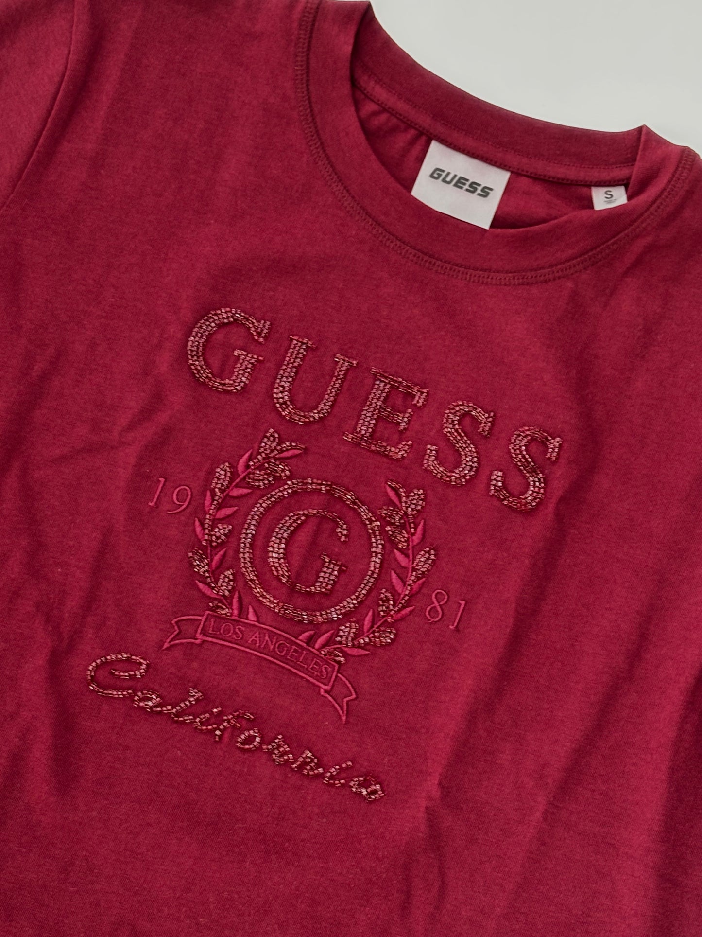 CAMISETA STRASS ROSA - GUESS