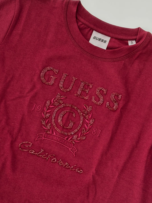 CAMISETA STRASS ROSA - GUESS