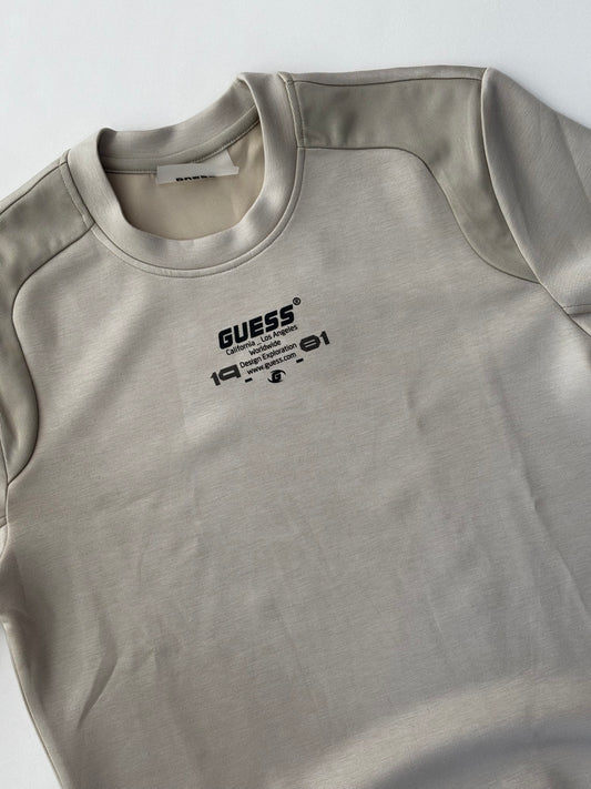 SUDADERA TÉCNICA LOGO INFO - GUESS