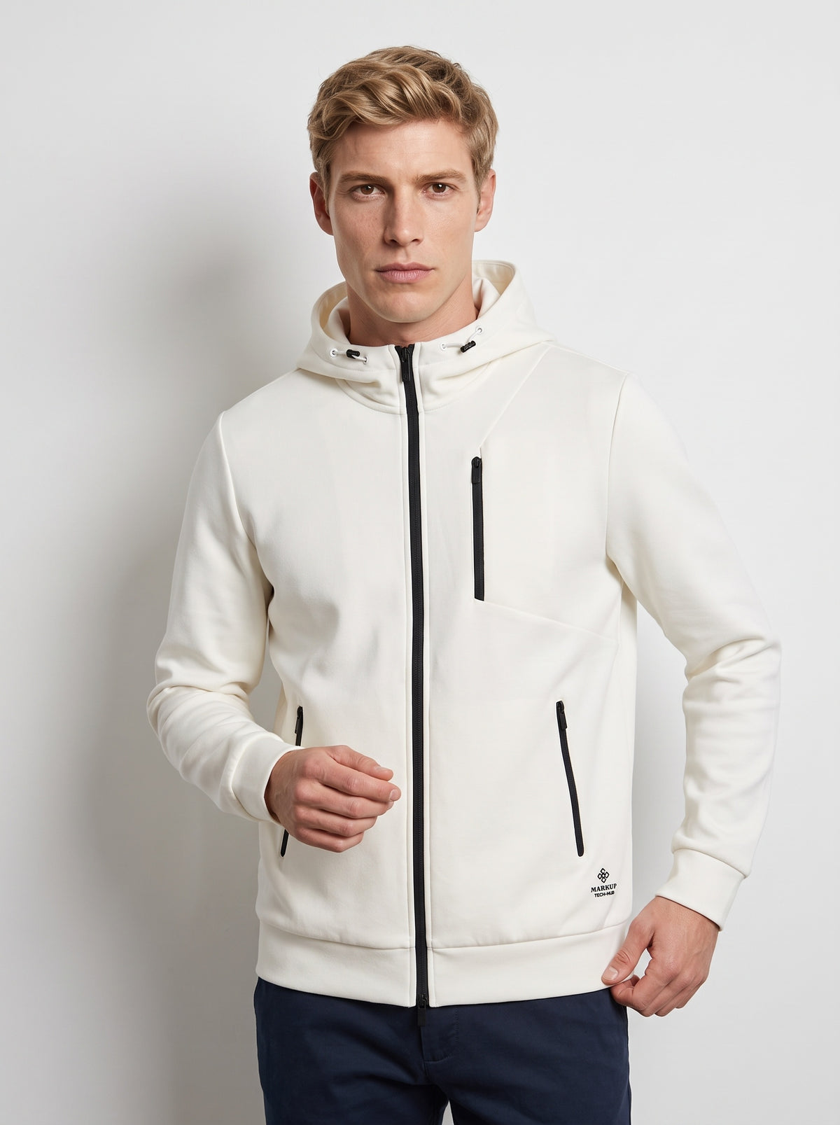 SUDADERA CREMALLERA NEGRA - MARKUP