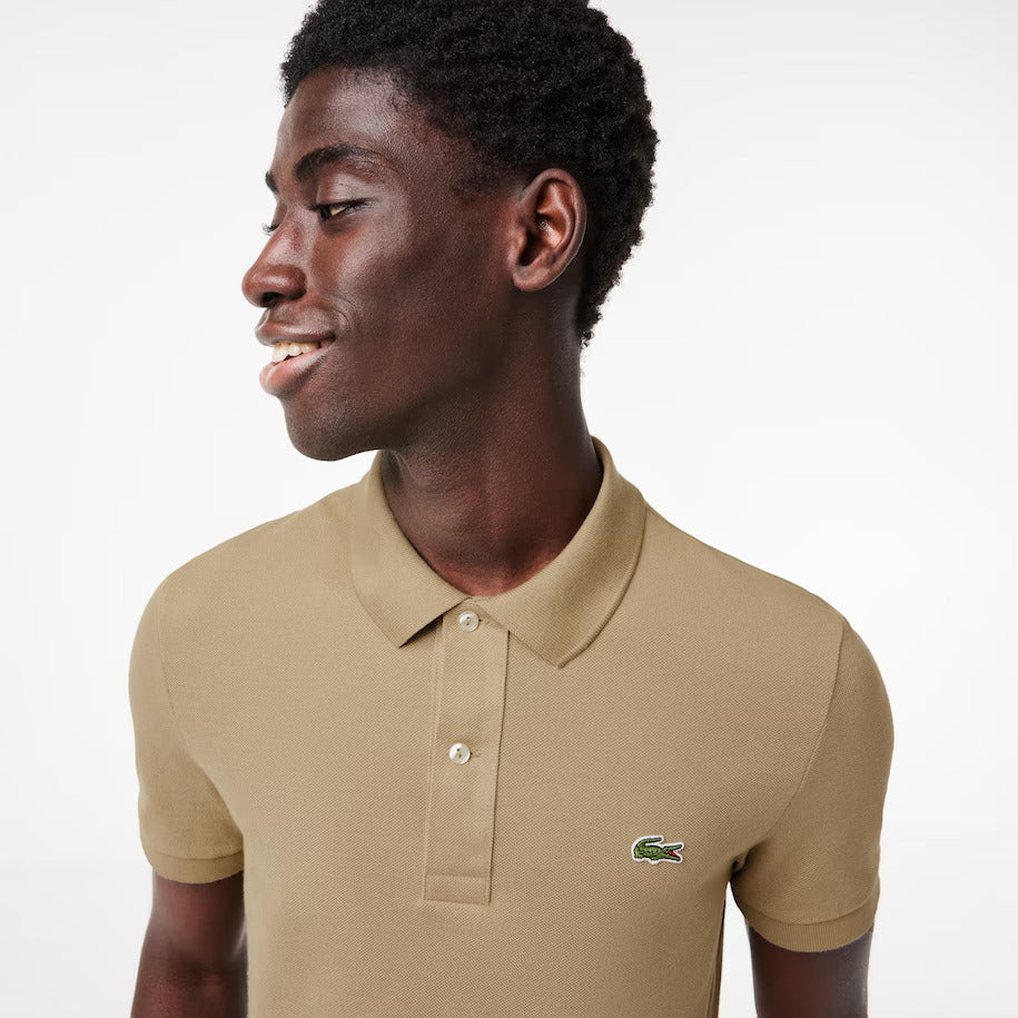 POLO BEIGE LISO - LACOSTE