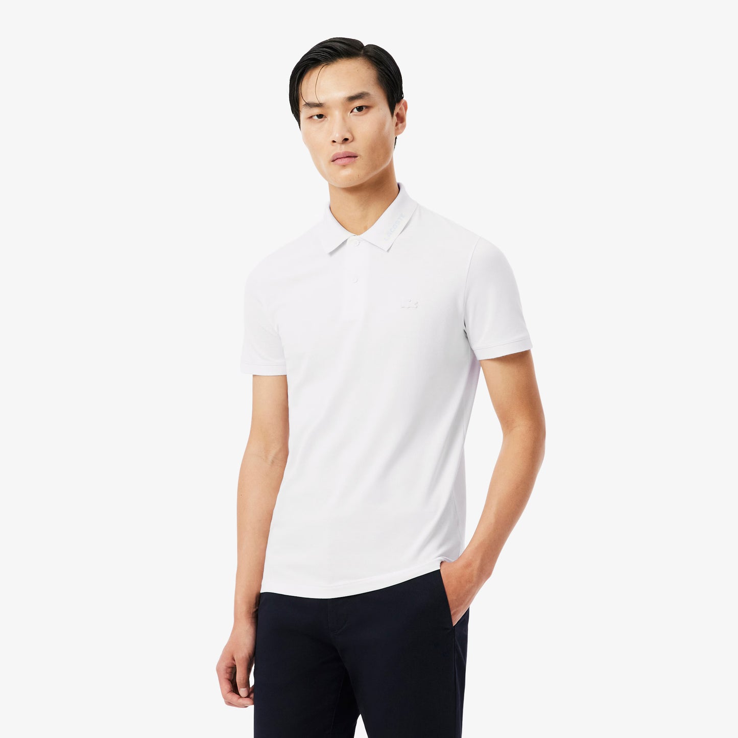 POLO LOGO CUELLO - LACOSTE