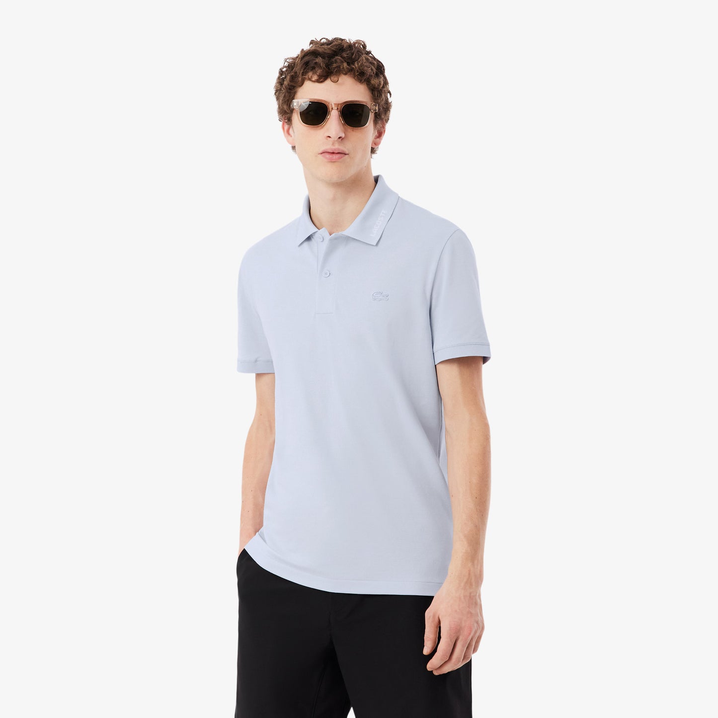 POLO LOGO CUELLO - LACOSTE