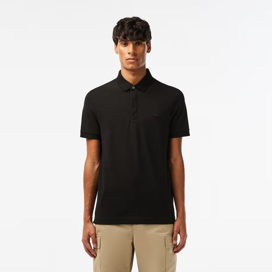 POLO NEGRO LISO - LACOSTE