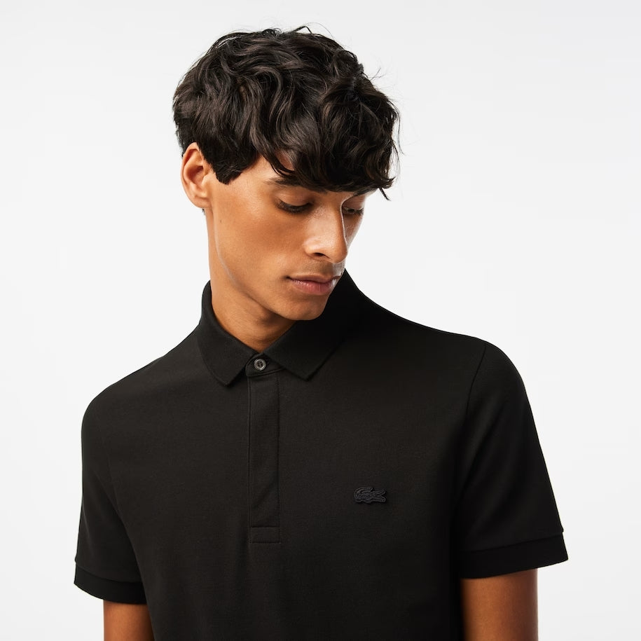 POLO NEGRO LISO - LACOSTE