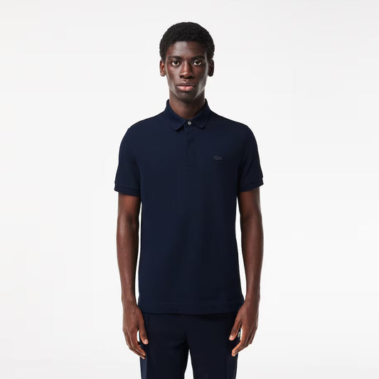 POLO AZUL MARINO LISO - LACOSTE