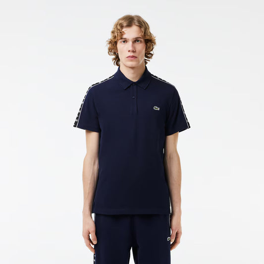 POLO AZUL MARINO LOGO MANGAS - LACOSTE