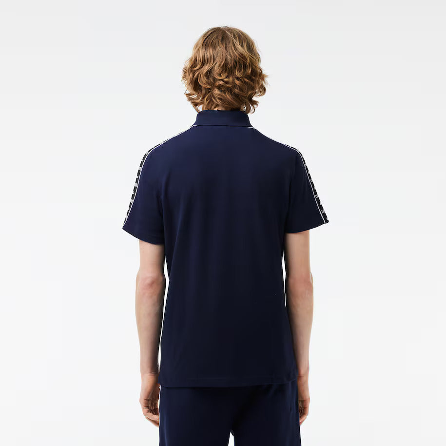 POLO AZUL MARINO LOGO MANGAS - LACOSTE