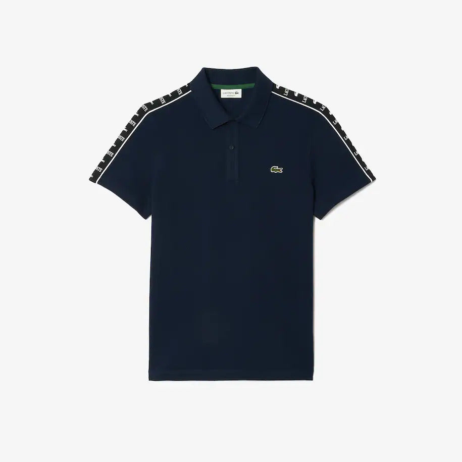 POLO AZUL MARINO LOGO MANGAS - LACOSTE