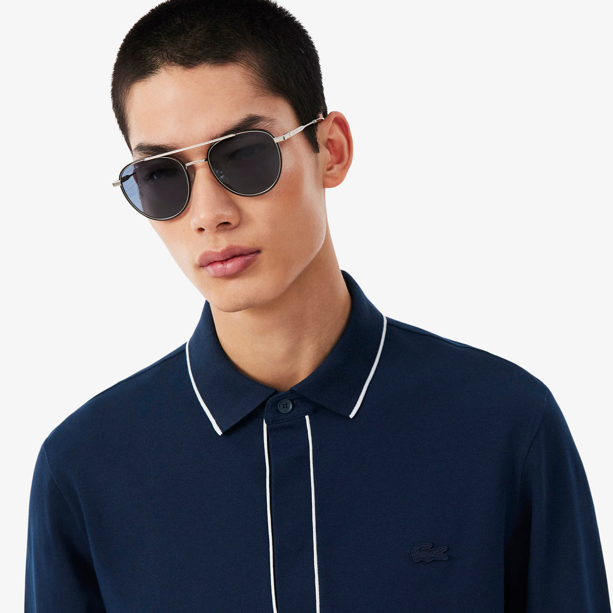 POLO BOTÓN OCULTO - LACOSTE