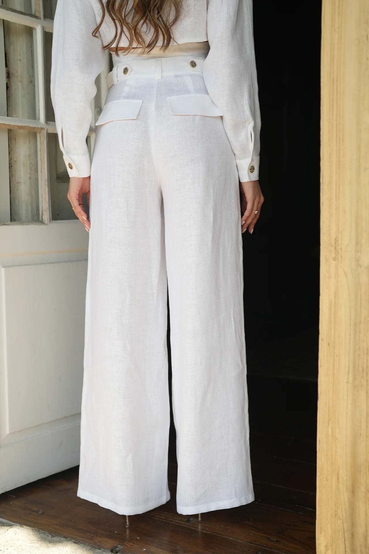 PANTALÓN LINO PINZAS - SAHOCO