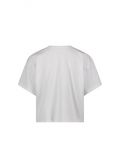 Camiseta Blanca Strass Pintalabios - Denny Rose