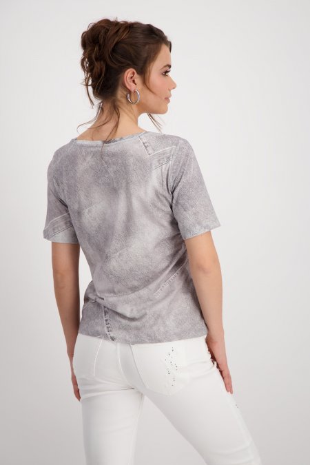 CAMISETA GRIS DENIM - MONARI