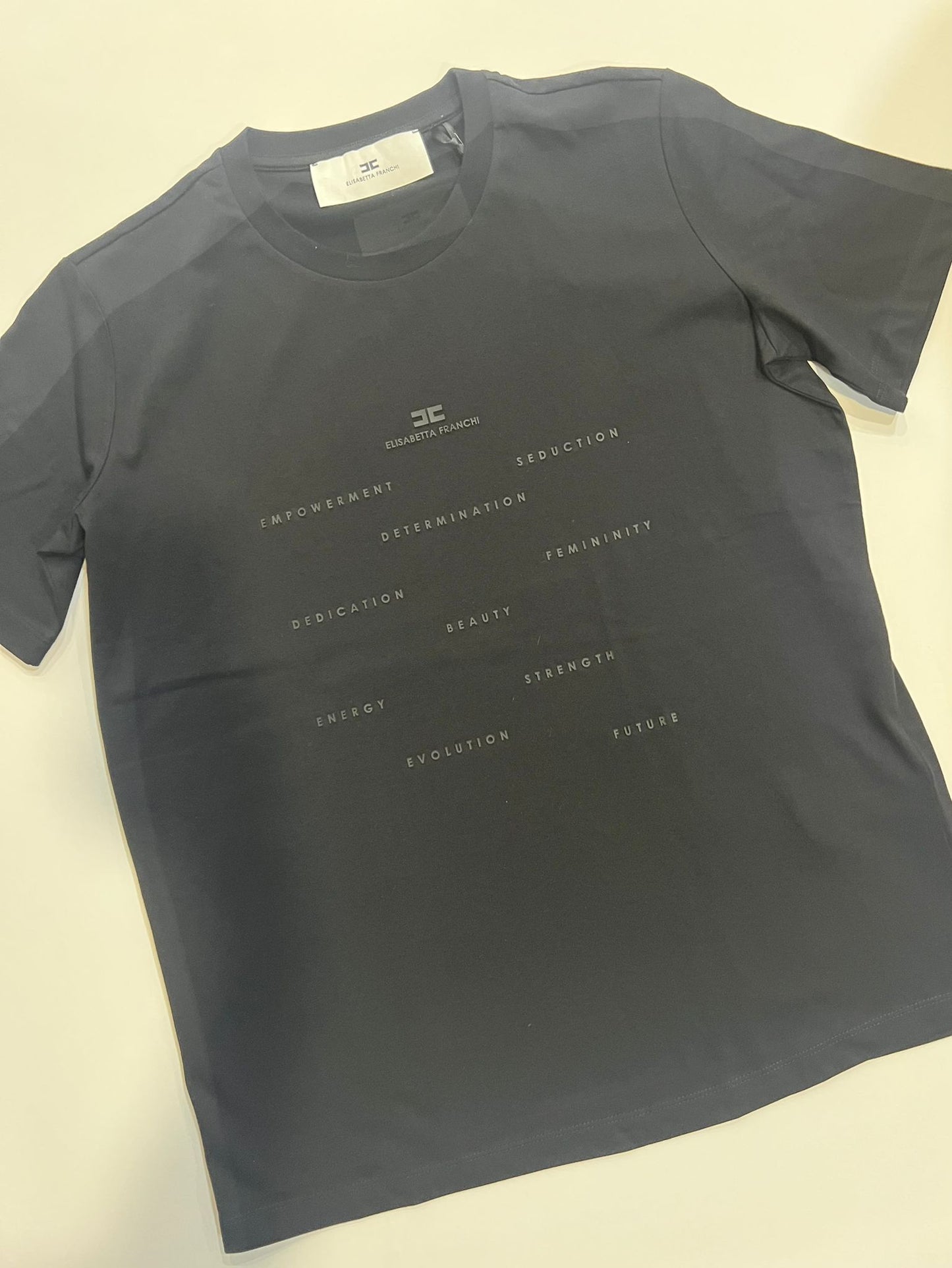 CAMISETA LOGO ENGOMADO - ELISABETTA FRANCHI