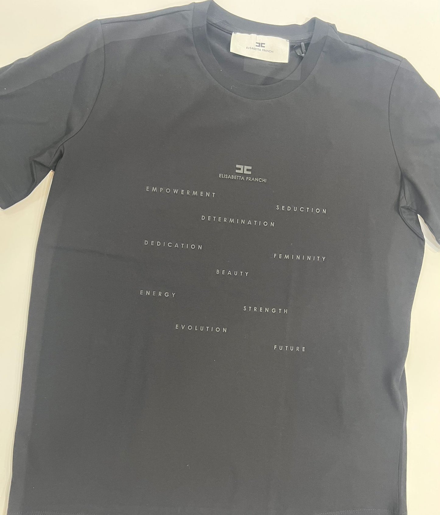 CAMISETA LOGO ENGOMADO - ELISABETTA FRANCHI