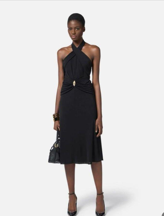 VESTIDO BROCHE CINTURA - ELISABETTA FRANCHI