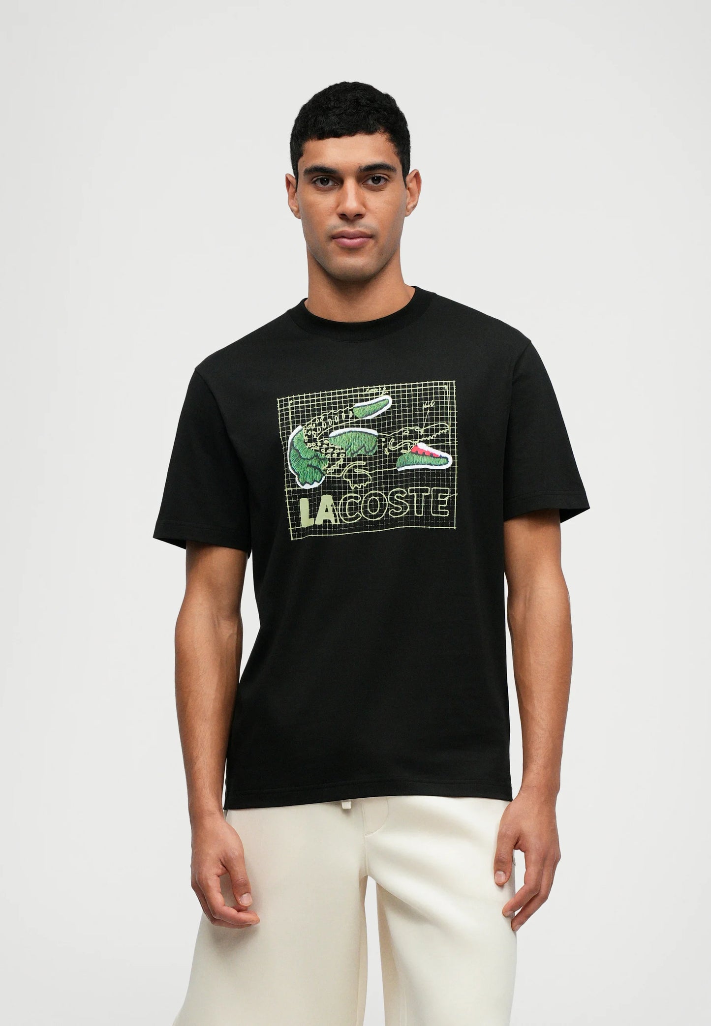 CAMISETA DIBUJO LOGO - LACOSTE