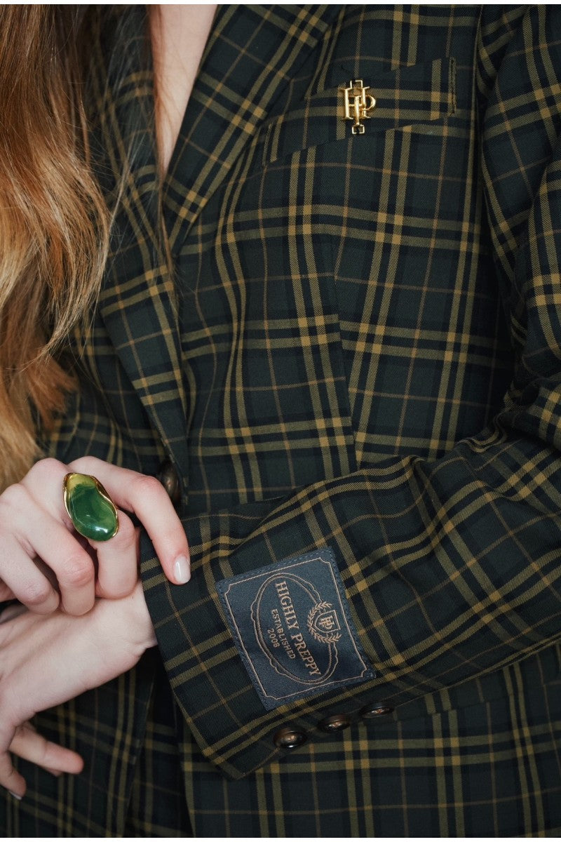 BLAZER TARTÁN - HIGHLY PREPPY