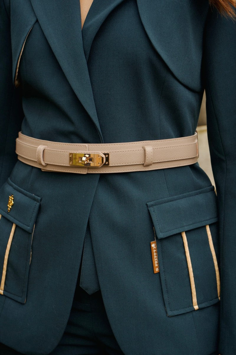 BLAZER CON CINTURÓN - HIGHLY PREPPY