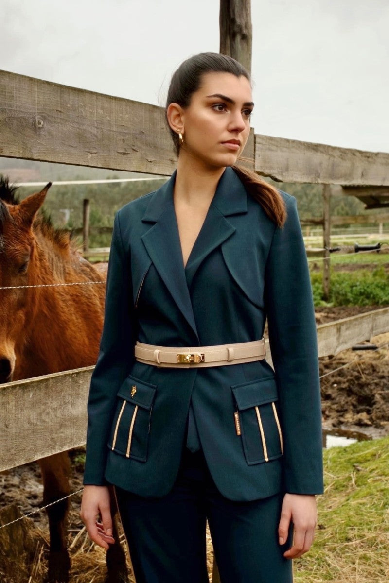 BLAZER CON CINTURÓN - HIGHLY PREPPY