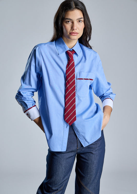 CAMISA CON CORBATA - ALBA CONDE