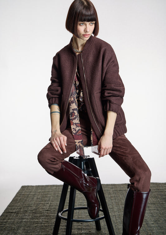 CAZADORA PAÑO - ALBA CONDE